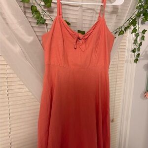 Old Navy Strapless Coral Dress